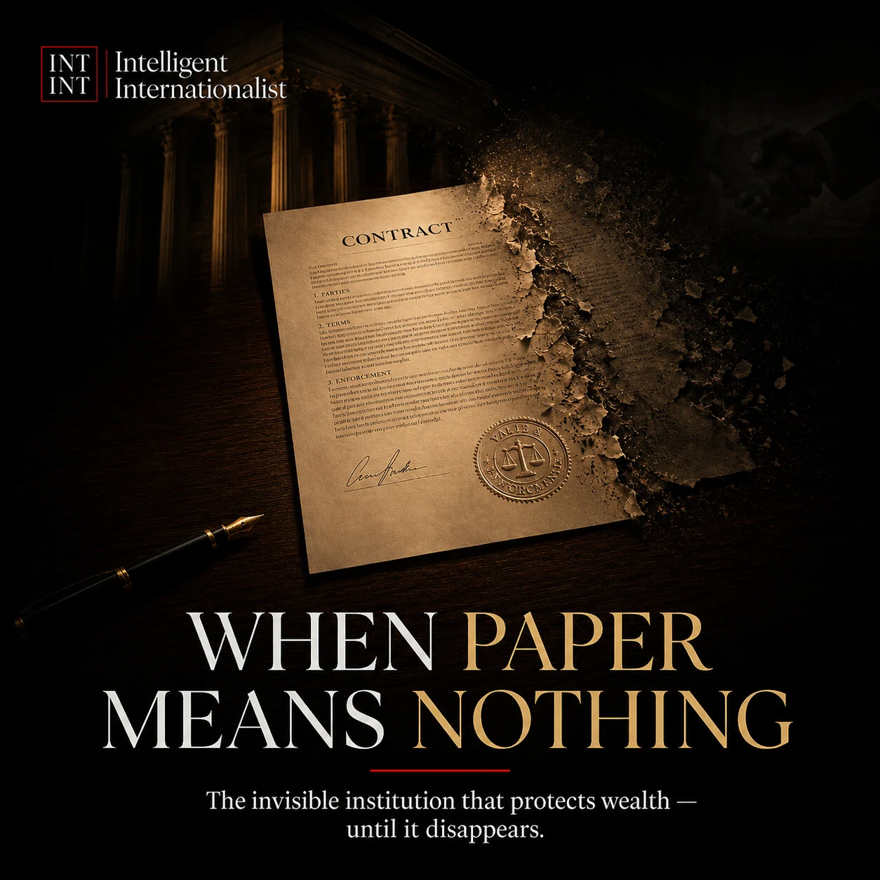 The Contract Economy, global contract enforcement