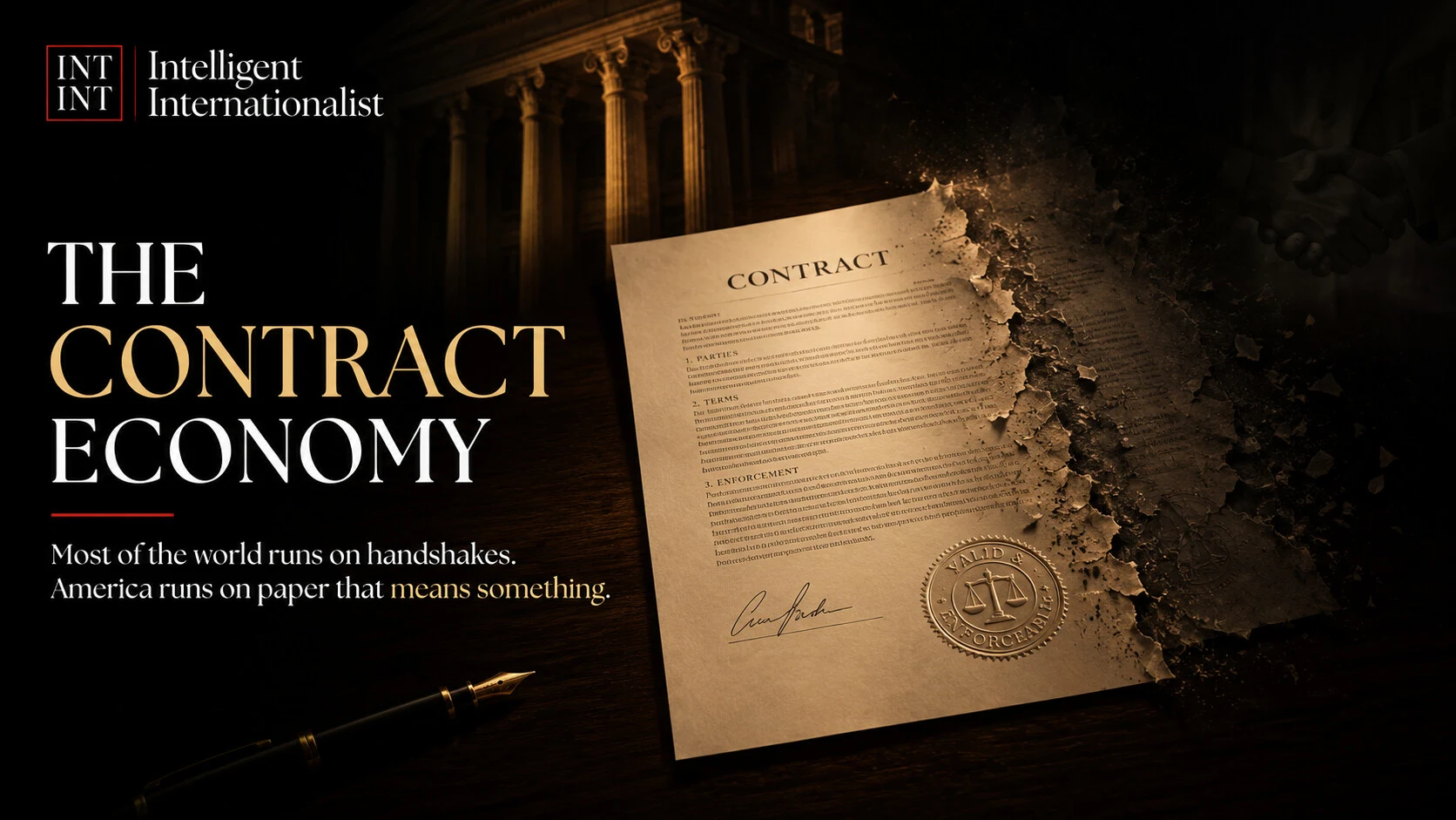 The Contract Economy, global contract enforcement