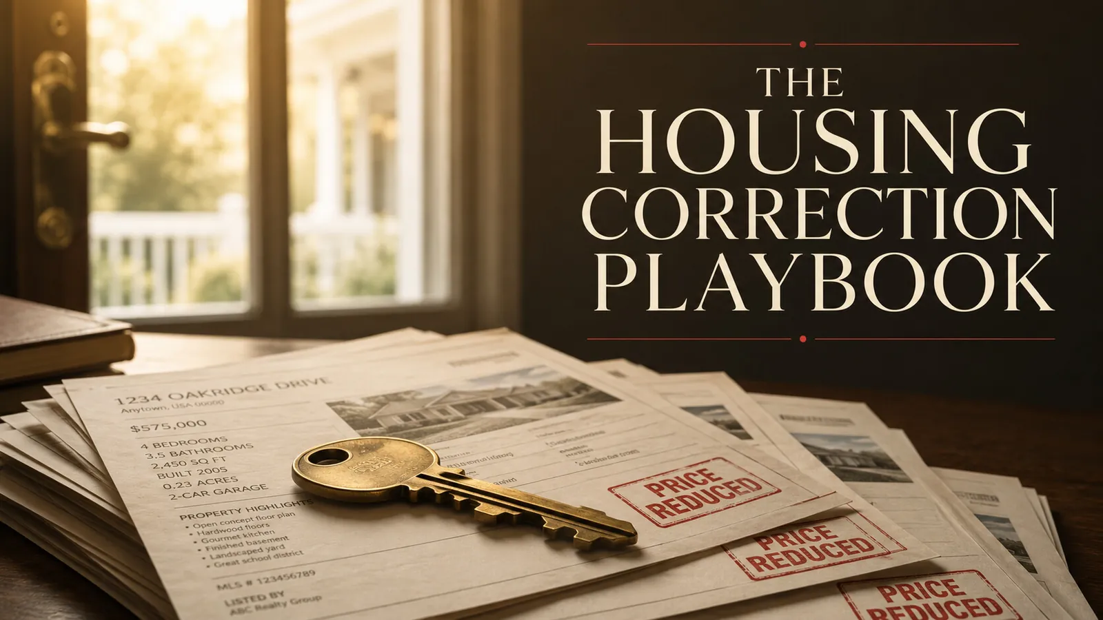 The Housing Correction Playbook